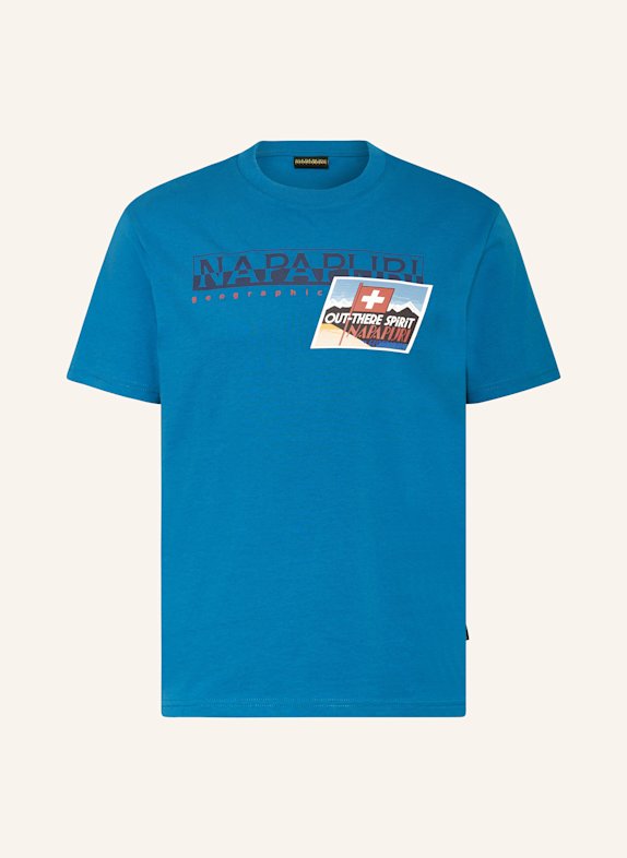NAPAPIJRI T-Shirt PORTALET BLAU