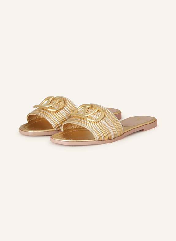 VALENTINO GARAVANI Slides VLOGO GOLD