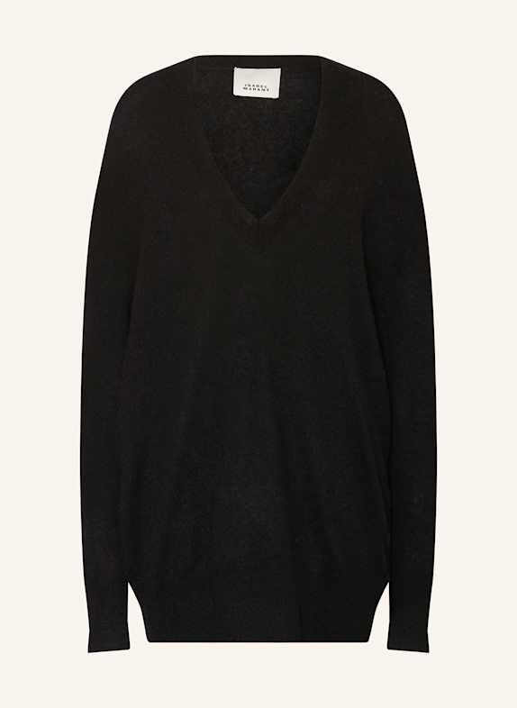 ISABEL MARANT Oversized-Pullover LARANA mit Seide 01BK BLACK