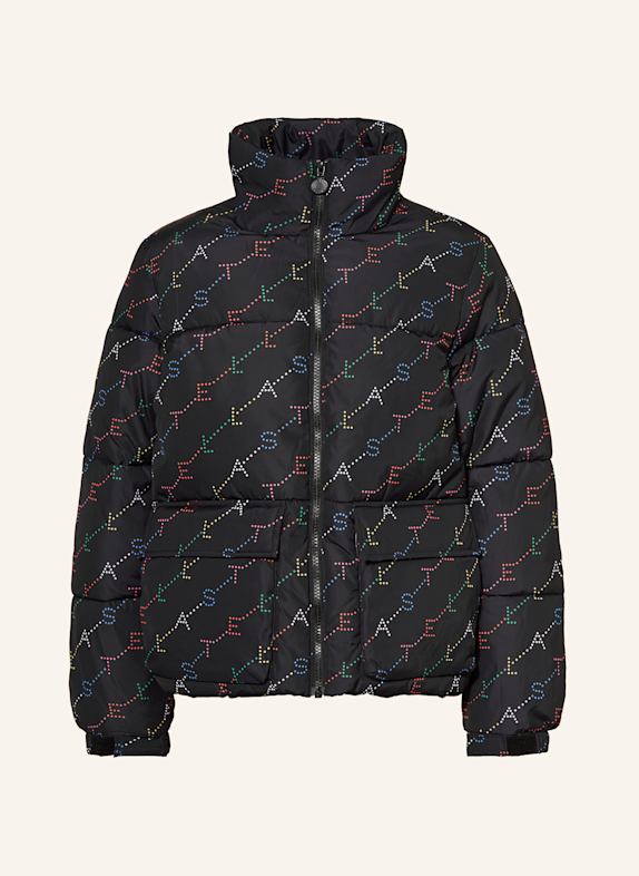STELLA McCARTNEY KIDS Steppjacke SCHWARZ/ BLAU/ GRÜN