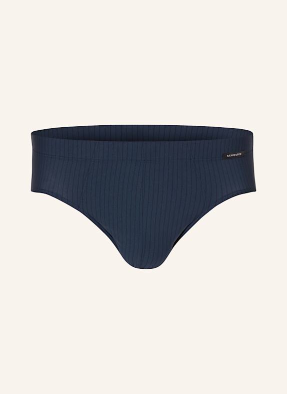SCHIESSER PURE MICRO briefs DARK BLUE / BLACK
