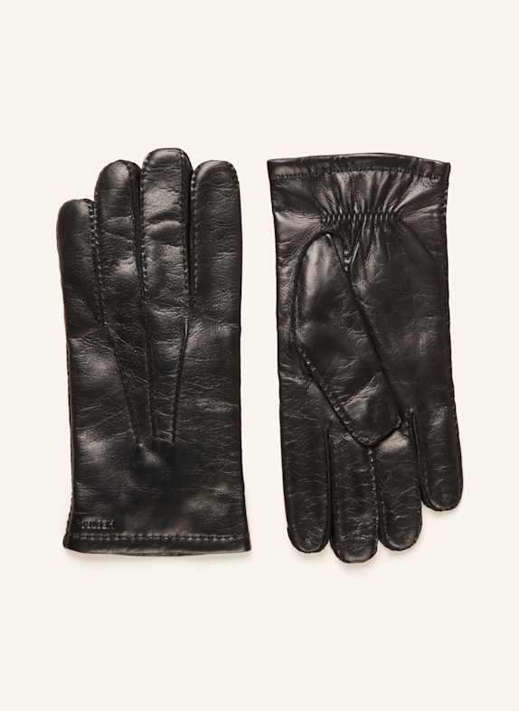 HESTRA Lederhandschuhe EDWARD SCHWARZ