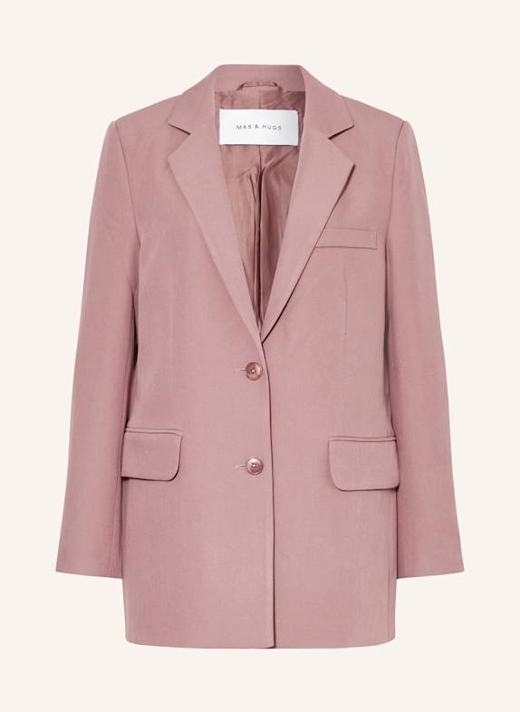 MRS & HUGS Long blazer DUSKY PINK