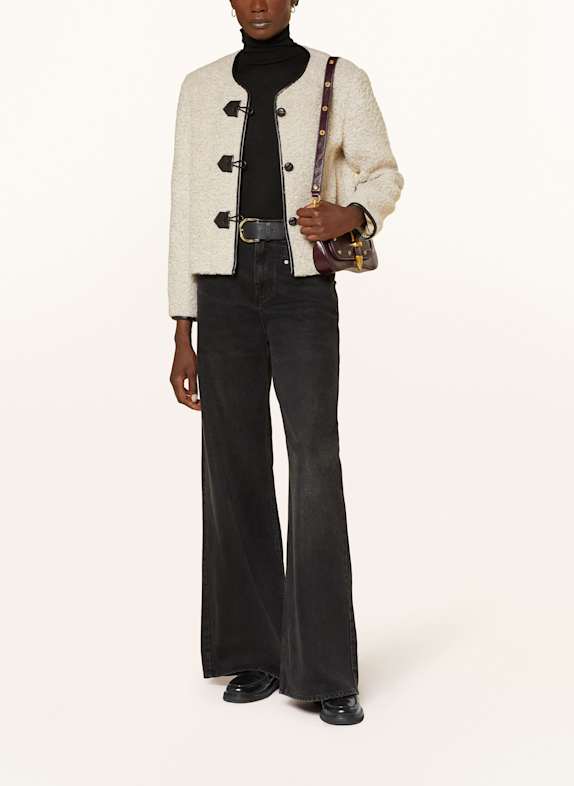 MRS & HUGS Bouclé-Jacke BEIGE