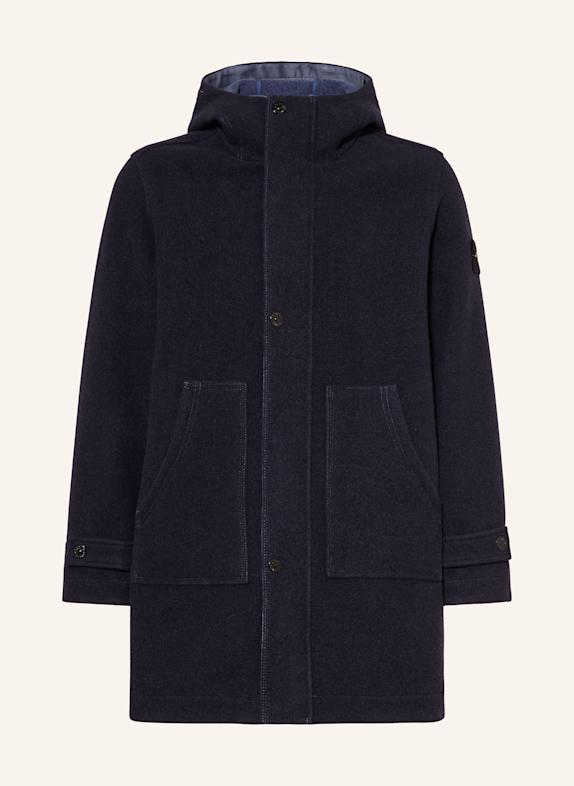 STONE ISLAND Mantel PANNO DUNKELBLAU