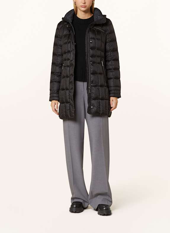 GIL BRET Quilted coat with DUPONT™ SORONA® insulation BLACK