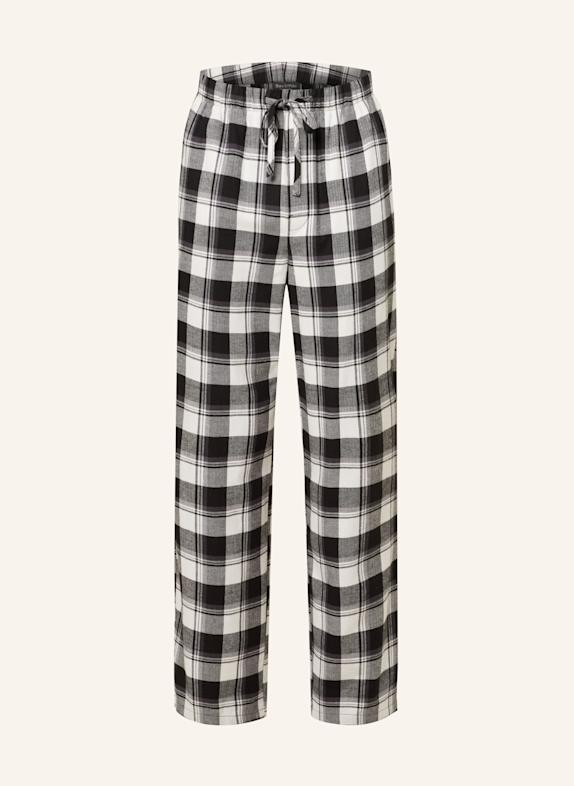 Marc O'Polo Schlafhose aus Flanell SCHWARZ/ WEISS