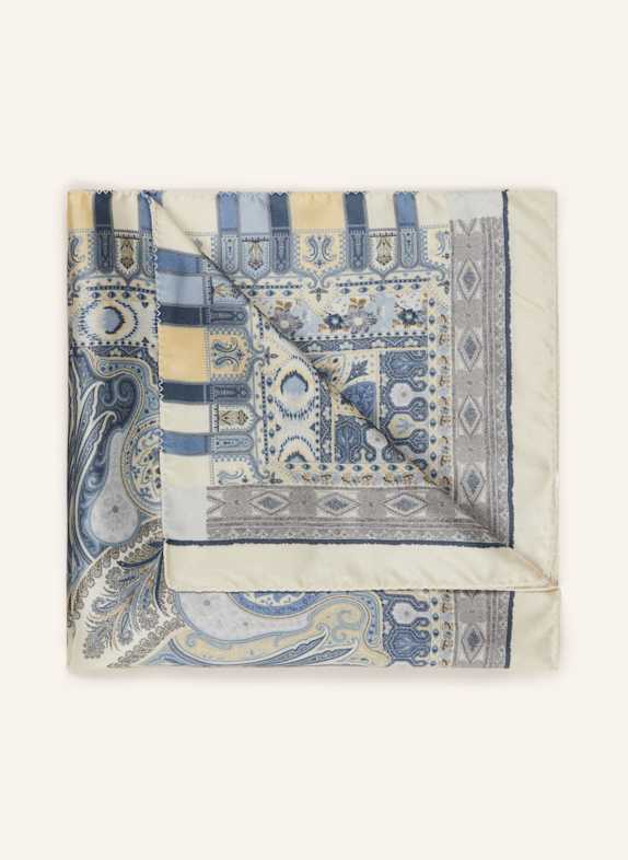 ETRO Kapesn&iacute;ček do n&aacute;prsn&iacute; kapsy MODR&Aacute;/ B&Eacute;ŽOV&Aacute;