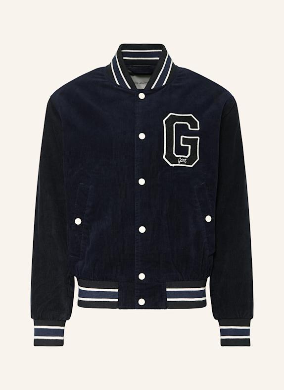 GANT Cordblouson VARSITY DUNKELBLAU/ WEISS