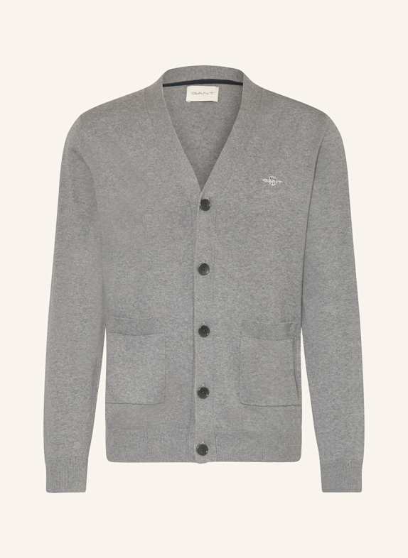 GANT Strickjacke GRAU