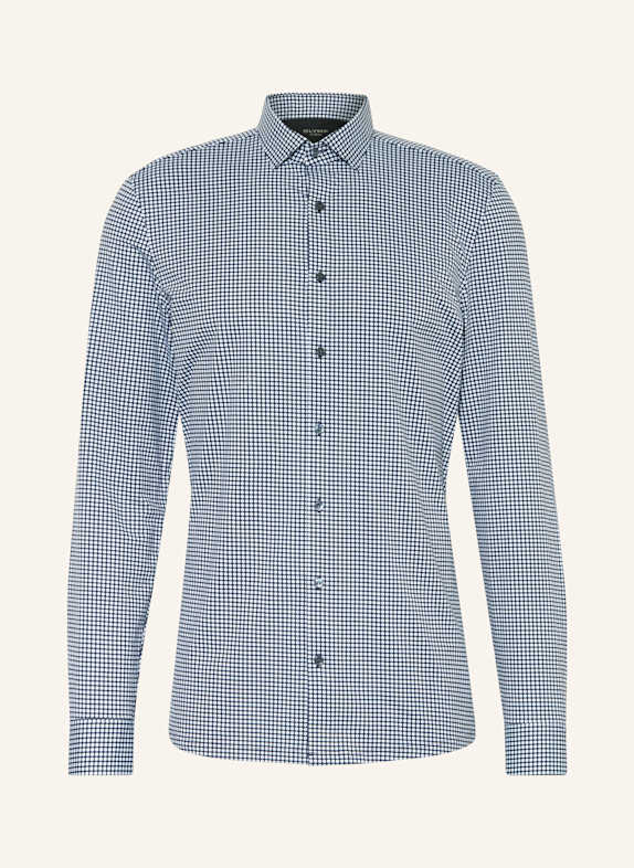 OLYMP Hemd No. Six super slim BLAU/ SCHWARZ/ HELLBLAU