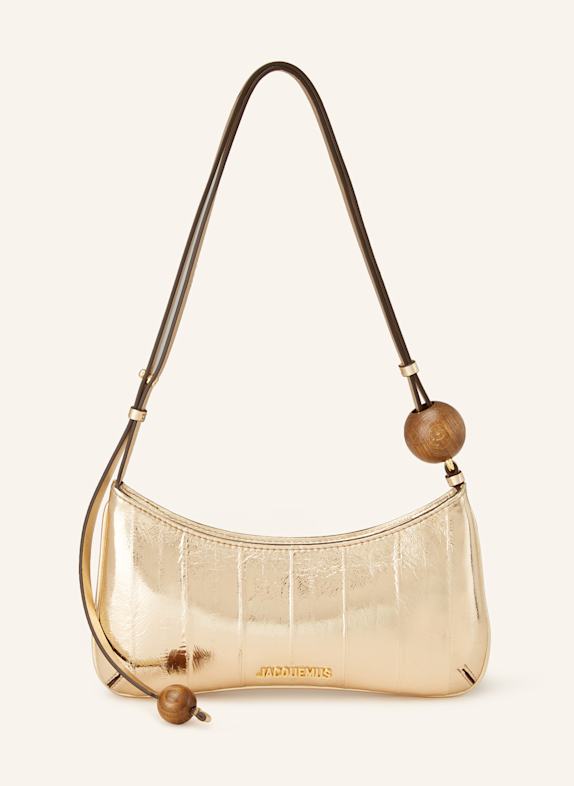 JACQUEMUS Schultertasche LE BISOU PERLE GOLD