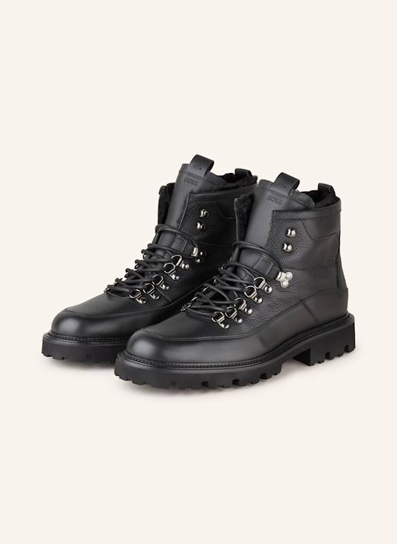 BOSS Šněrovací boty JULYO ČERNÁ