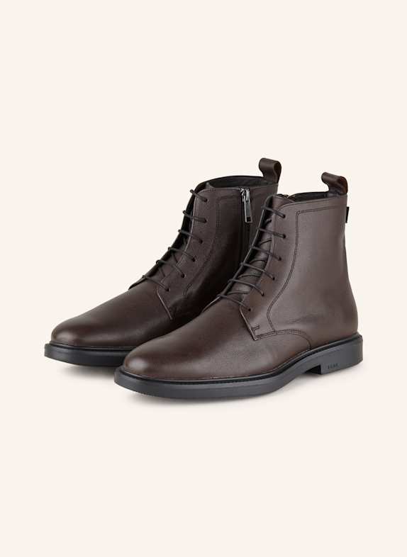 BOSS Lace-up boots LARRY DARK BROWN
