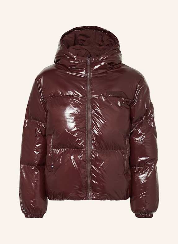 TOMMY HILFIGER Steppjacke NEW YORK DUNKELROT
