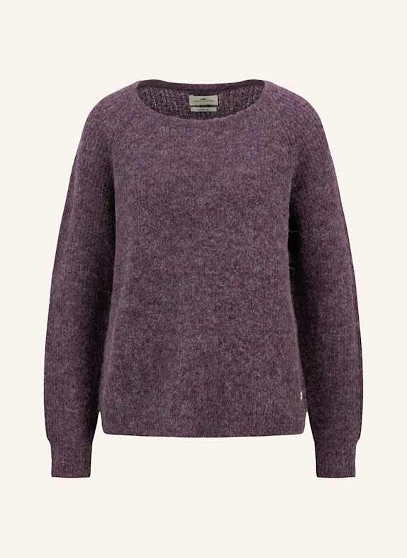 FYNCH-HATTON Noisy May Petite Lila kort t-shirt med rullfåll Endast hos ASOS PURPLE