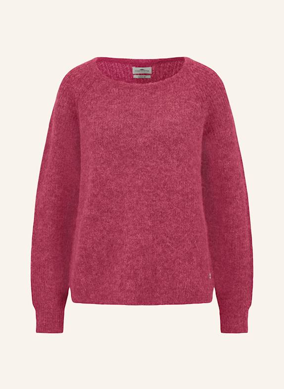 FYNCH-HATTON Noisy May Petite Lila kort t-shirt med rullfåll Endast hos ASOS FUCHSIA