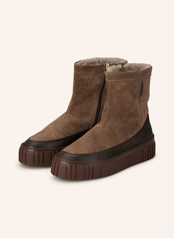 GANT Plateau-Boots DUNKELBRAUN