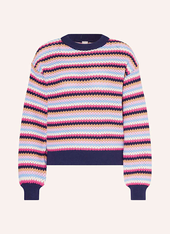 Y.A.S. ski pullover DUNKELBLAU/ PINK/ HELLBLAU