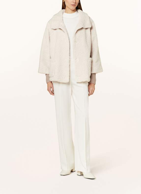 lilienfels Kurtka pluszowa ECRU