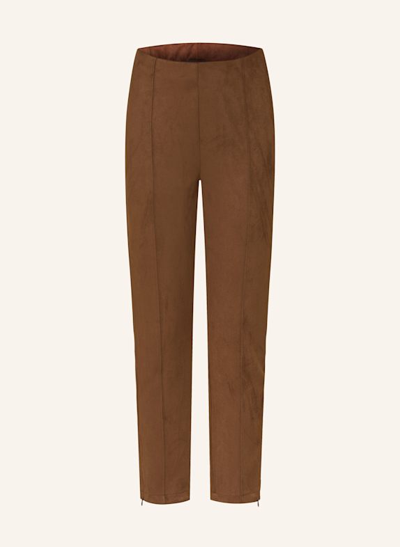 FRIEDA & FREDDIES Leggings in Lederoptik BRAUN