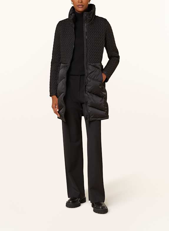MILESTONE Quilted coat MSCYNTHIA BLACK