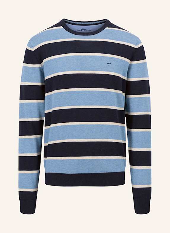 FYNCH-HATTON Pullover HELLBLAU/ DUNKELBLAU/ WEISS