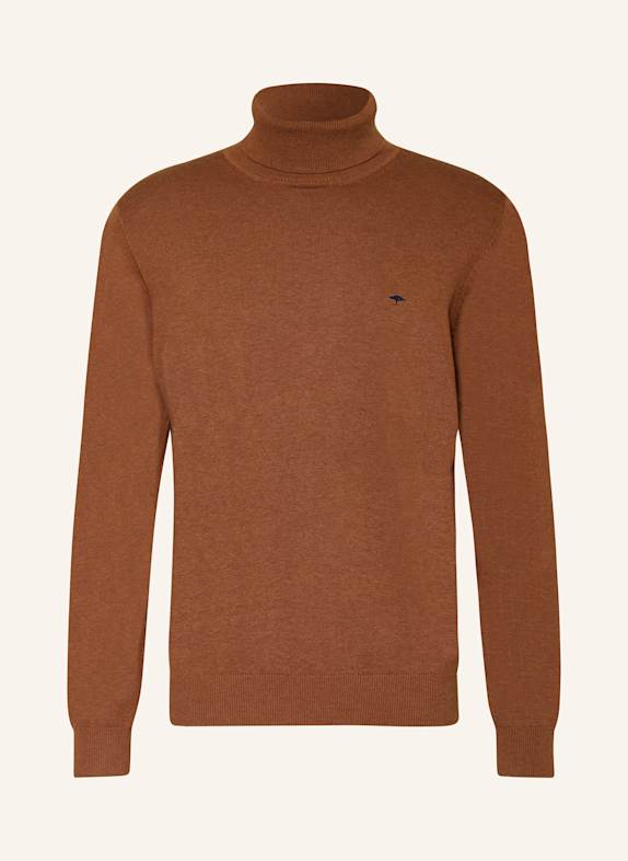 FYNCH-HATTON Turtleneck sweater BROWN