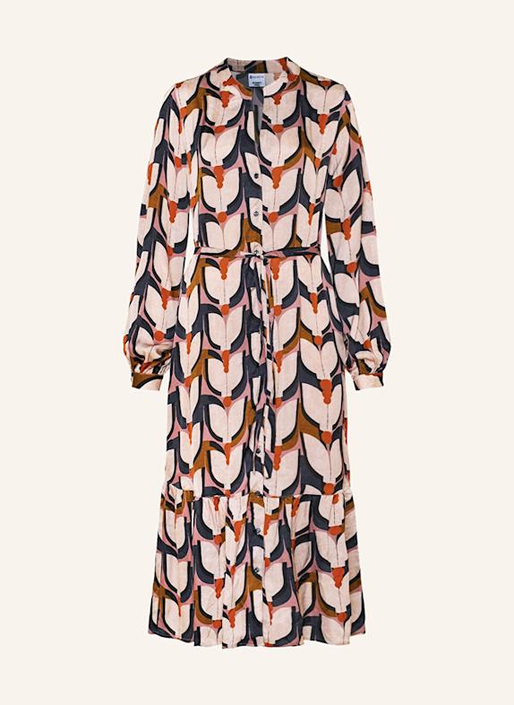 DESOTO Kleid NEDA HELLROSA/ DUNKELBLAU/ BRAUN