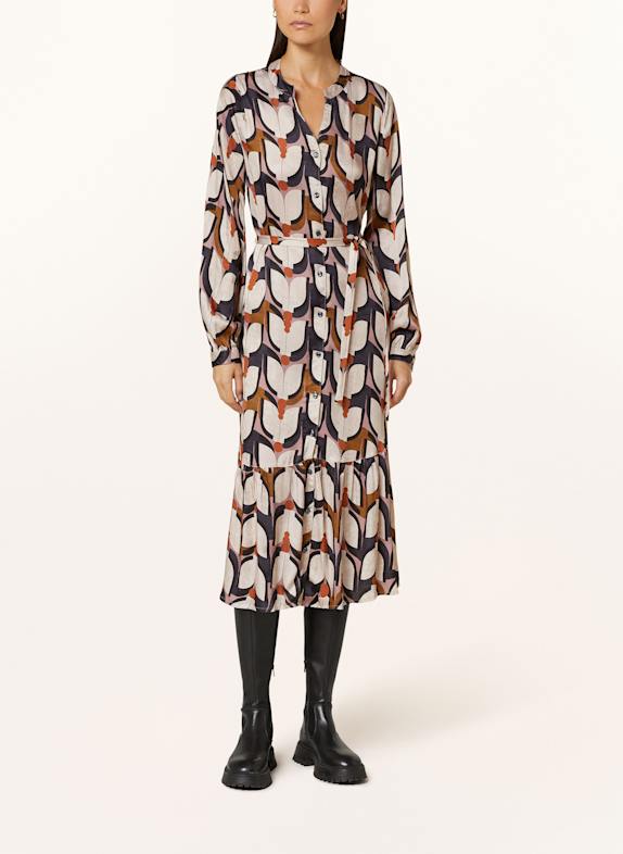 DESOTO Kleid NEDA HELLROSA/ DUNKELBLAU/ BRAUN