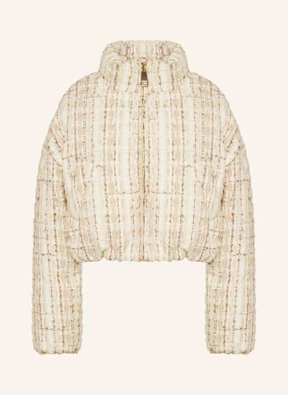 KHRISJOY Cropped p&eacute;řov&aacute; bunda JOY KR&Eacute;MOV&Aacute;/ B&Eacute;ŽOV&Aacute;/ ZLAT&Aacute;