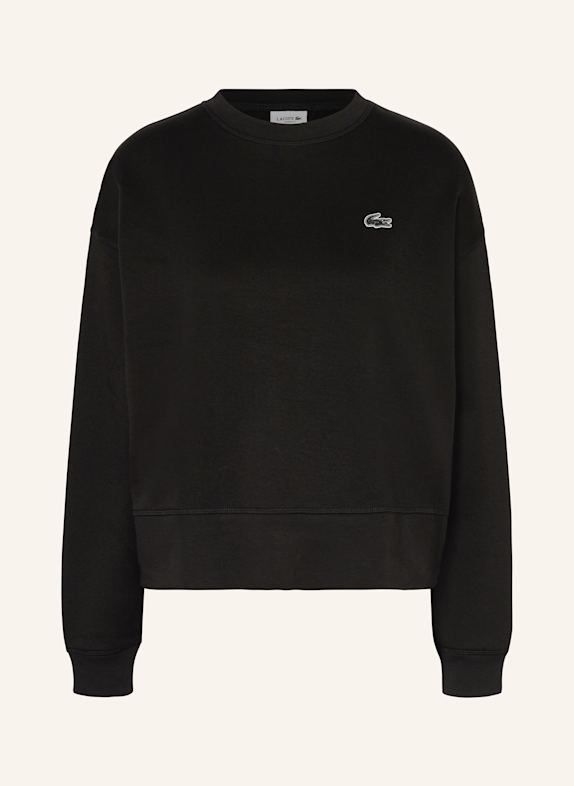 LACOSTE Sweatshirt SCHWARZ