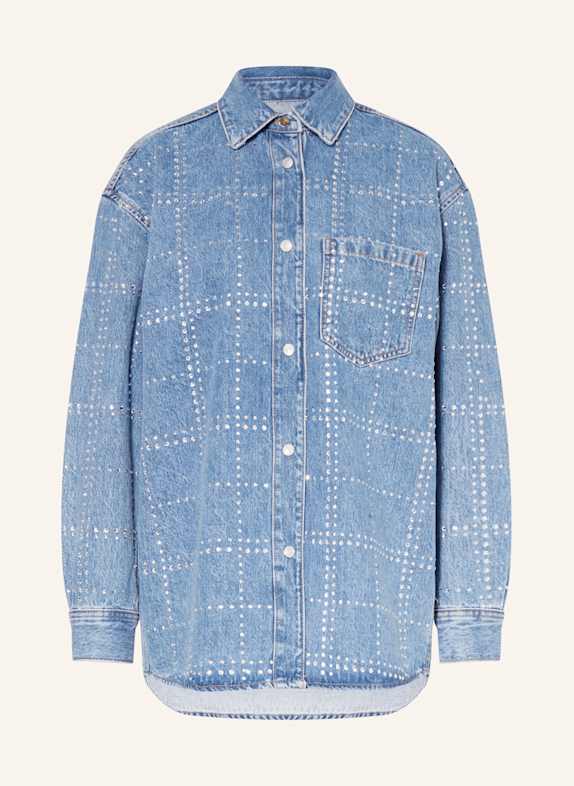 Pepe Jeans Jeans overshirt with decorative gems BLUE