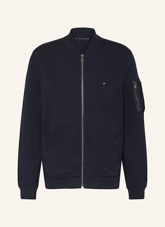 TOMMY HILFIGER Sweatjacke DUNKELBLAU