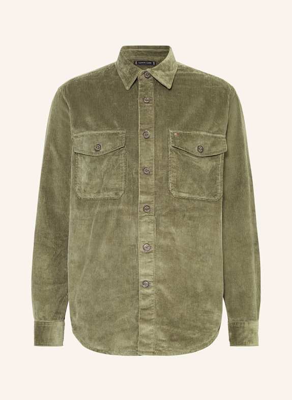 TOMMY HILFIGER Cord-Overshirt GRÜN