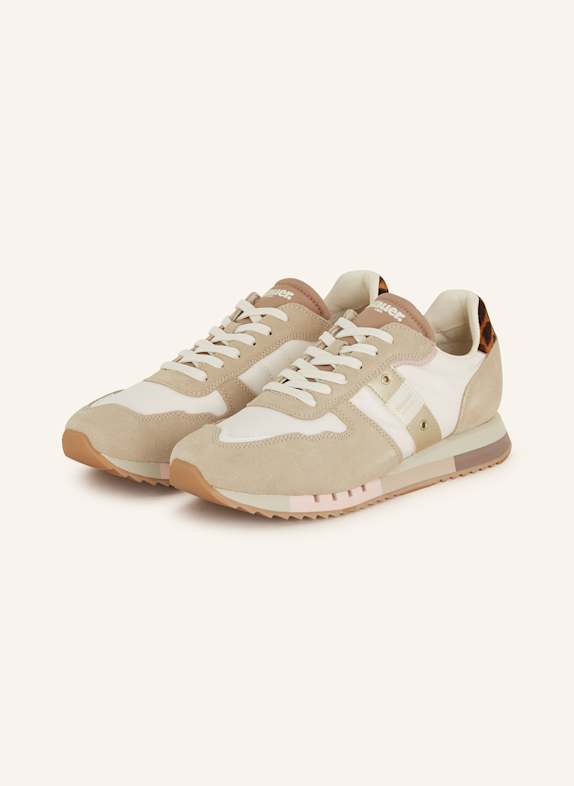 Blauer Sneaker MELROSE CREME/ ROSA/ HELLBRAUN