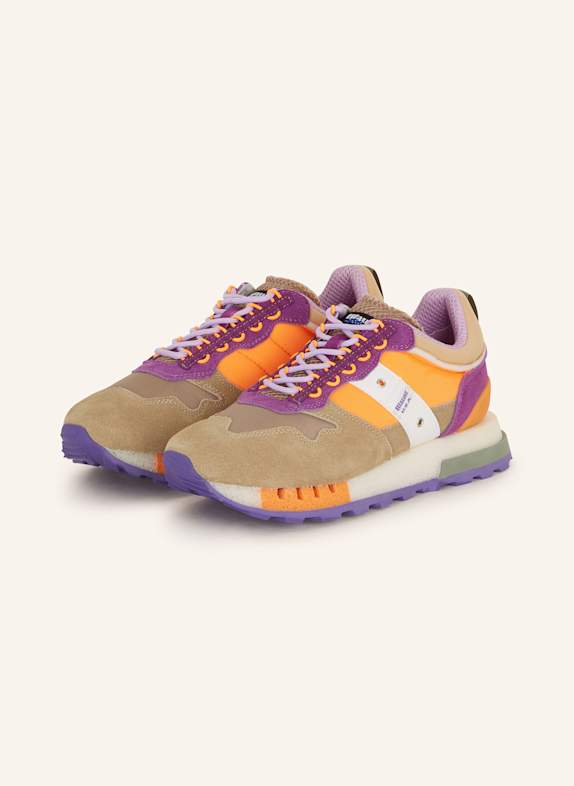 Blauer Sneaker MELROSE BEIGE/ ORANGE/ LILA