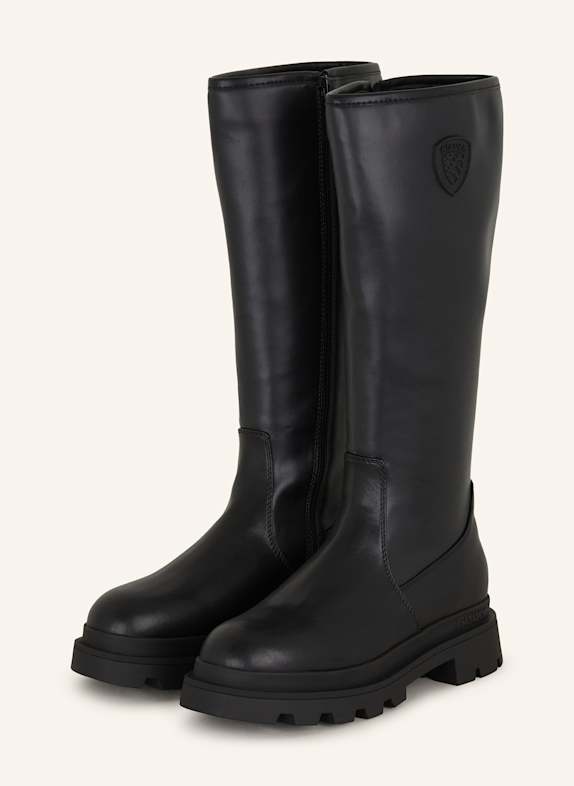 Blauer Stiefel KIMMEL SCHWARZ