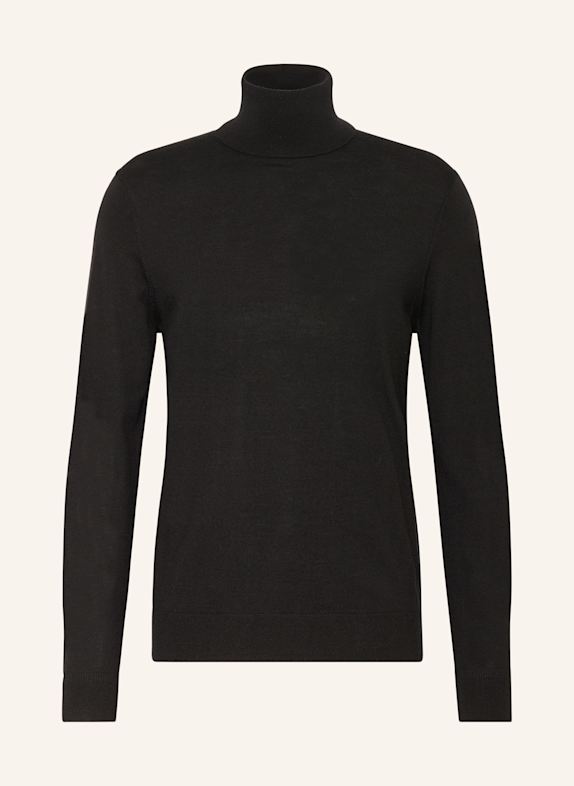 TOMMY HILFIGER Rollkragenpullover SCHWARZ