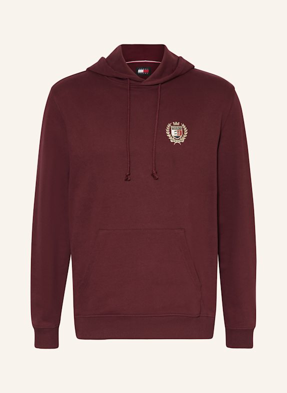 TOMMY JEANS Hoodie DUNKELROT