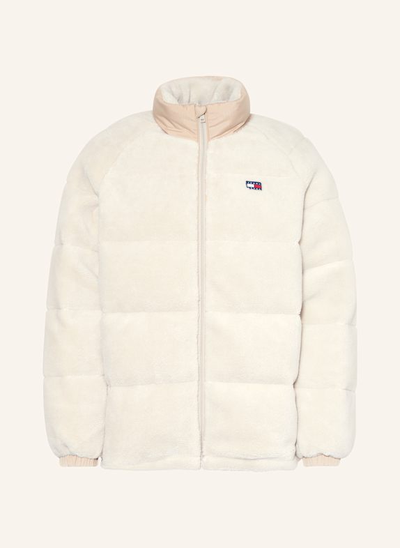 TOMMY JEANS Teddyfell-Jacke ECRU/ BEIGE