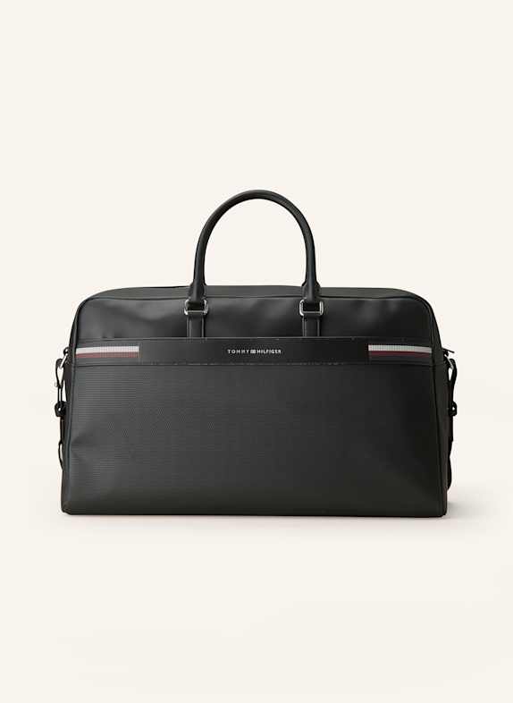 TOMMY HILFIGER Weekender with laptop compartment BLACK