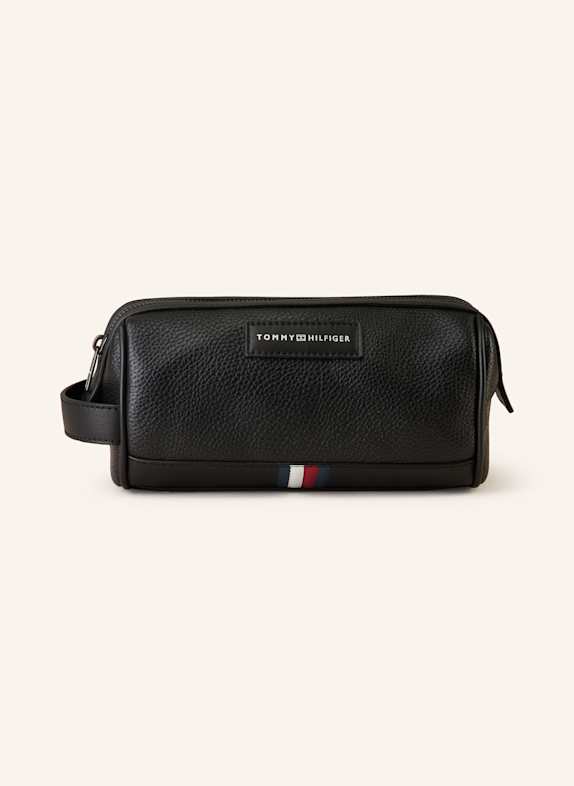 TOMMY HILFIGER Kulturtasche SCHWARZ