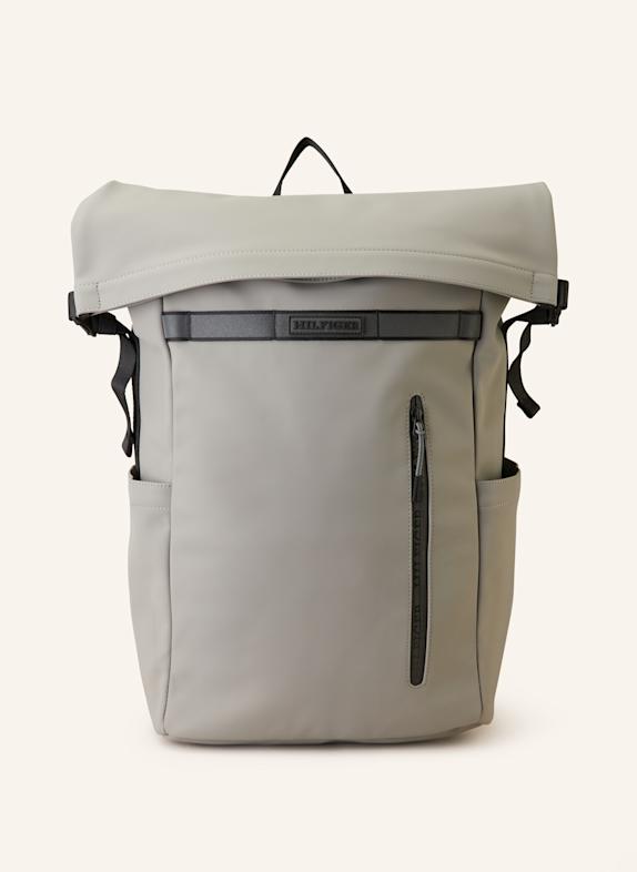 TOMMY HILFIGER Backpack ROLL PACK 20 l with laptop compartment GRAY