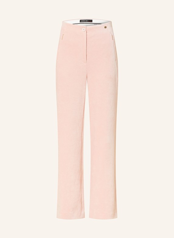 MARC CAIN Marlenehose aus Cord 213 warm rose