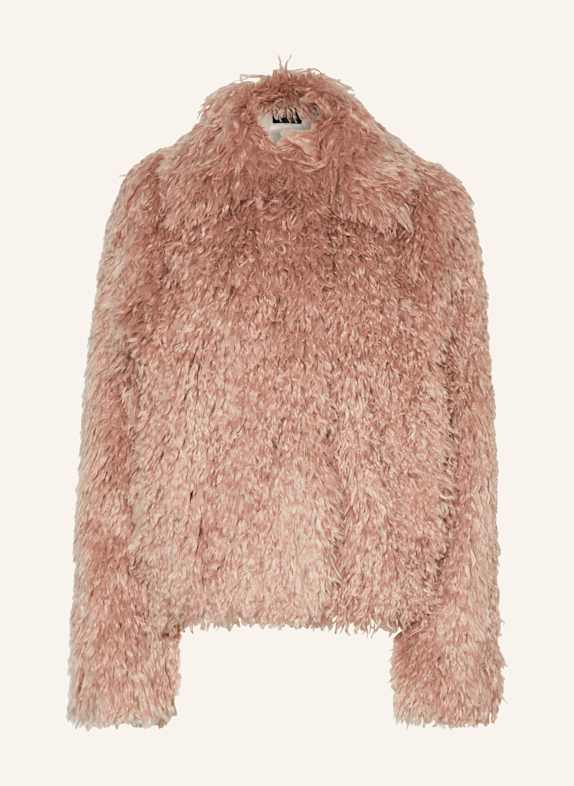 SLY 010 Kunstfell-Jacke VEDA ROSÉ