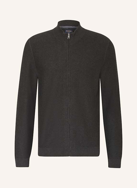 OLYMP Strickjacke DUNKELGRAU
