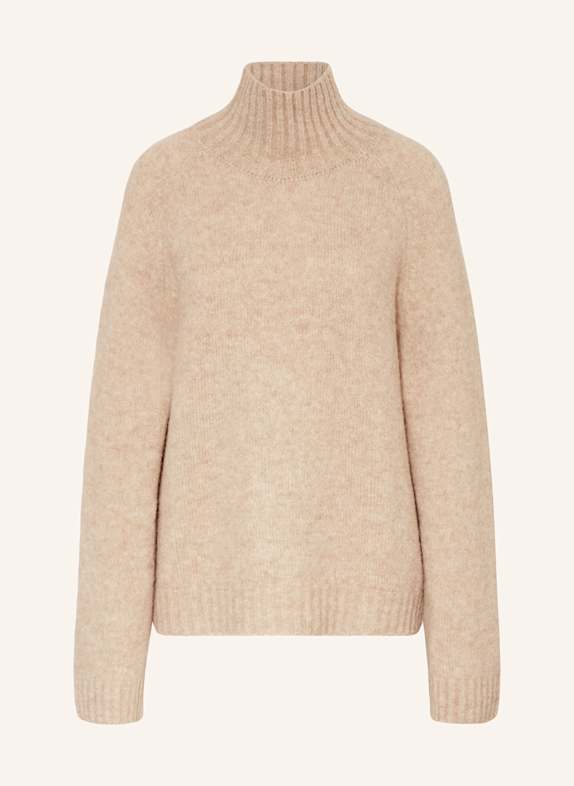 SoSUE Oversized sweater LIGHT BROWN