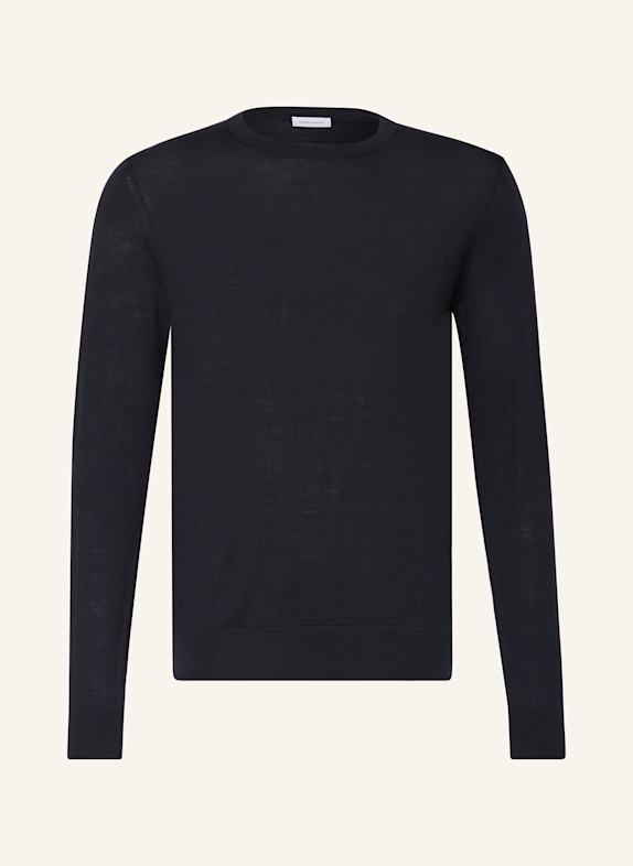 seidensticker Sweater made of merino wool DARK BLUE