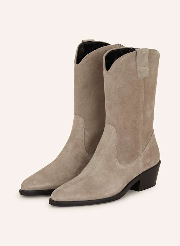 KENNEL & SCHMENGER Cowboy Boots BRONCO HELLBRAUN